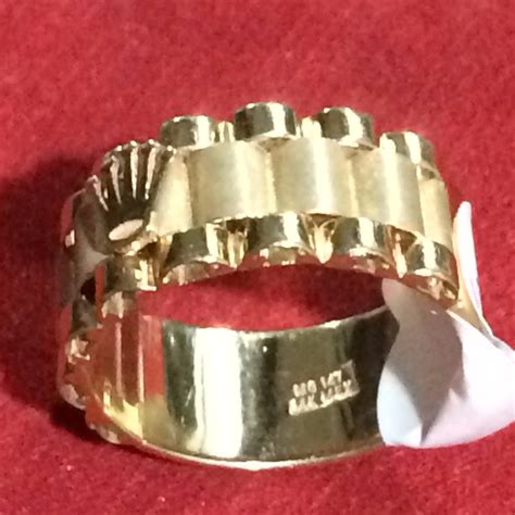 anillos rolex de oro